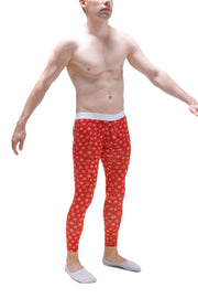 Offene Weihnachts-Leggings