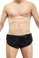 Snap PetitQ Satin-Shorts Schwarz