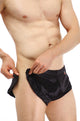 Snap PetitQ Satin-Shorts Schwarz