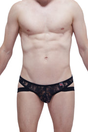 String Jockstrap Dentelle Noir - PetitQ Underwear