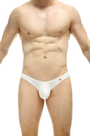 String Dome Bambou Bio Blanc - PetitQ Underwear - Lingerie masculine sexy et sous-vêtements pour homme originaux