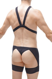 Mece Harness Tanga Schwarz