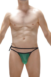 Bikini de encaje verde Ascou